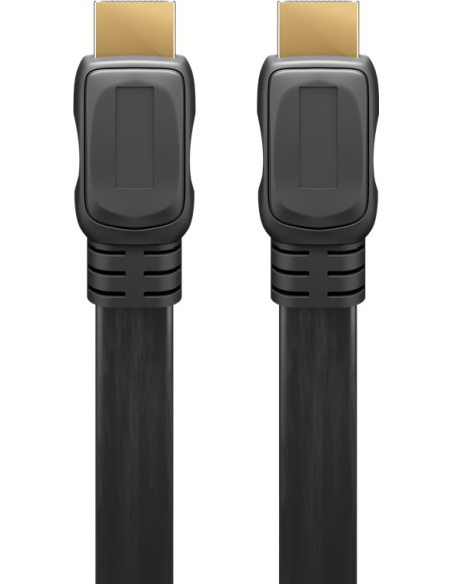 
61278  Cable HDMI A-A  1,50  metros Negro 4K 60Hz  10,2 Gbit/s Series 2.0 PLANO Goobay