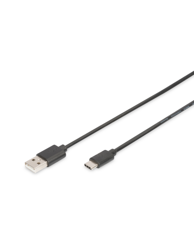 
AK-300154-010-S USB Type-C connection cable, type C to A M/M, 1.0m, 3A, 480MB, 2.0 Version, bl