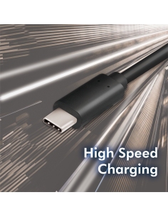 
CU0128 LOGILINK - Cable de  0,50m USB 3.2 Gen2 10 Gbit/s PD100W USB-C Macho a USB-C Macho Negro Video Datos y Carga