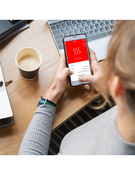 
SH0132 LOGILINK - Detector de humo inteligente WiFi, compatible con Tuya.
Control a través de una red Wi-Fi existente con la