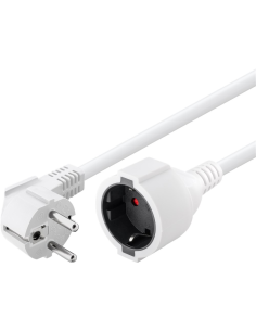 
Prolongador cable eléctrico schuko M a H de  3 m Blanco Goobay Bolsa de Colgar Retail