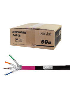 
 Cat.7 outdoor network cable (direct burial cable), LSZH-PE, 50 m
Part No.: CPV0081
EAN: 4052792068092 