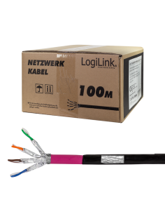 
 Cat.7 outdoor network cable (direct burial cable), LSZH-PE, 100 m
Part No.: CPV0082
EAN: 4052792068108 
