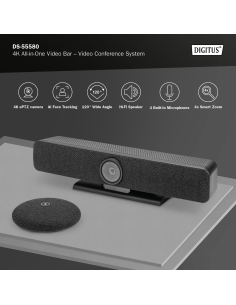 
DS-55580 DIGITUS Barra de vídeo 4K All-In-One - sistema de videoconferencia 2