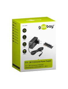 
54799 GOOBAY - Alimentador Universal 9-24V 24W 1,5A 7 Conectores DC Goobay 2