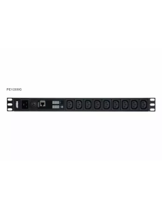 
PE1209G-AT-G ATEN - PDU de 1U y 9 salidas con pantalla LCD de corriente y voltaje y protección contra sobrecorriente (16A) (9