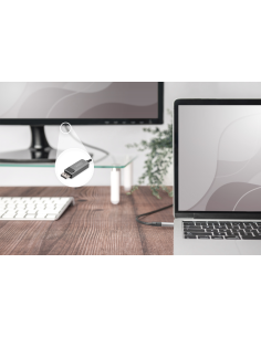 
DB-300334-020-S DIGITUS - Cable adaptador bidireccional de USB tipo C a DisplayPort 2