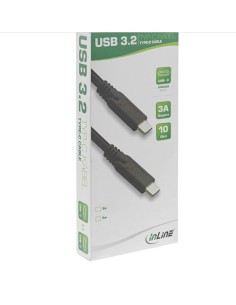 
35705A INLINE - Cable de  5m USB Activo 3.2 Gen2 10Gbps PD60W USB-C Macho a USB-C Macho Negro Video Datos y Carga 2