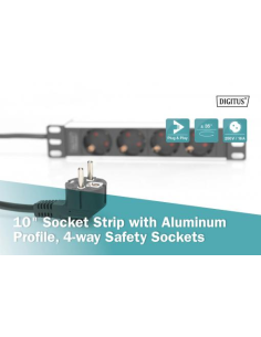 

Número de artículo: DN-95418
EAN: 4016032474777

Regleta de enchufes de aluminio de 1U para el montaje en bastidor 10",  2