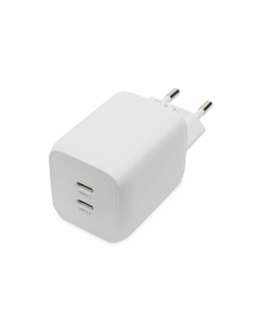 
Cargador USB-C, 2 puertos, 65 W 2 USB-C, 45 W+20 W, blanco
