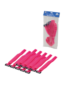 
KAB0016 Bridas Velcro 500 x 20mm, 10 pcs., Rosa LogiLink