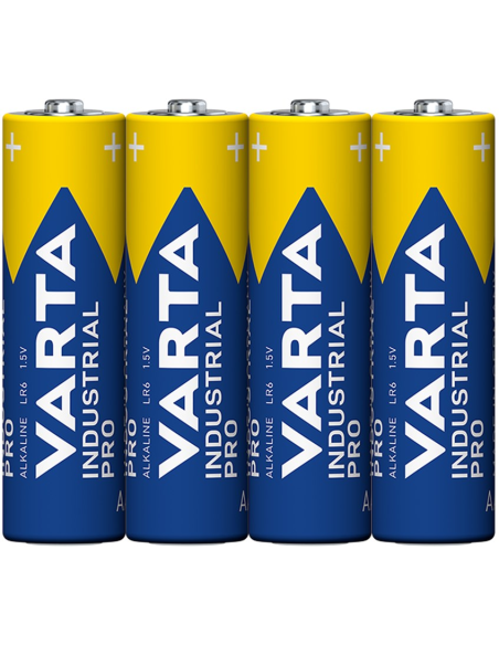
Pila Alcalina   LR06 AA 1,5V    4 x Retractil Varta Industrial