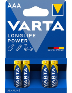 
Pila Alcalina   LR03 AAA 1,5V    4 x Blister Varta Longlife  Power