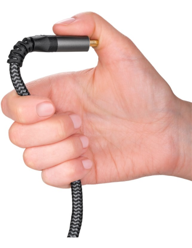 
64998 GOOBAY - Cable HDMI A-A  15,00 metros Cable premium flexible con conectores delgados de metal, protección contra doblec