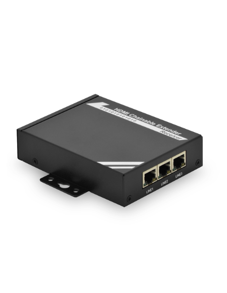 
DS-55201 Receptor  HDMI sobre Cat. 5e/6 sobre IP, RECEPTOR DIGITUS **Ultimas unidades**
El receptor amplificador HDMI de IP 