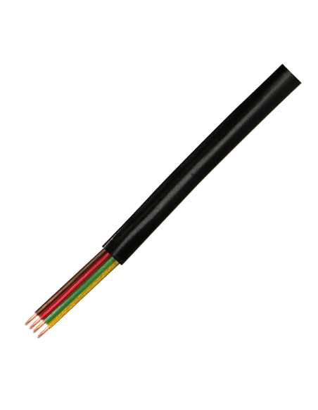 
CM04 LOGILINK - Bobina telefonica Plano Negro 100 metros 4 hilos