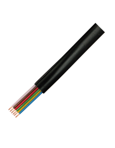 
CM06 LOGILINK - Bobina telefónica Plano Negro 100 metros 6 hilos 2