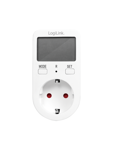 
EM0002A LOGILINK - Enchufe con Medición de gastos de electricidad ( interior) LOGILINK. Detecte equipos eléctricos ineficient
