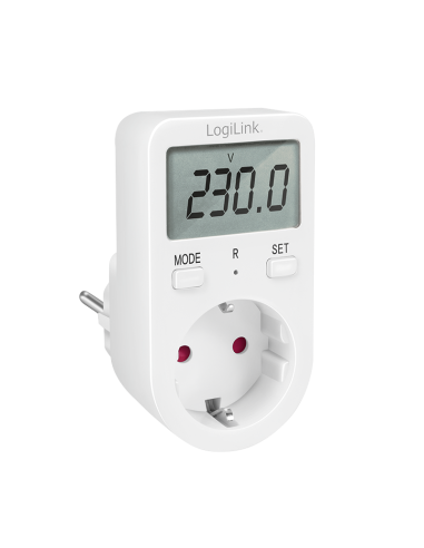 
EM0002A LOGILINK - Enchufe con Medición de gastos de electricidad ( interior) LOGILINK. Detecte equipos eléctricos ineficient