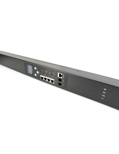 
DN-95628 DIGITUS - PDU con vigilancia de salidas, vertical, 16 A, 16 C13 Cable de 3 m, conector IEC309 16 A