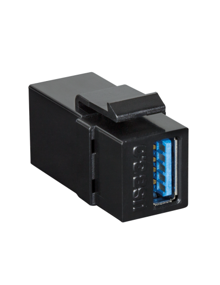 
NK0015B Adaptador Keystone USB3.0-A Hembra > USB3.0-A Hembra Negro