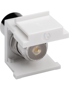 
79955 Modulo Keystone TV/SAT IEC (antena) Macho > Tipo F Hembra  16.2mm