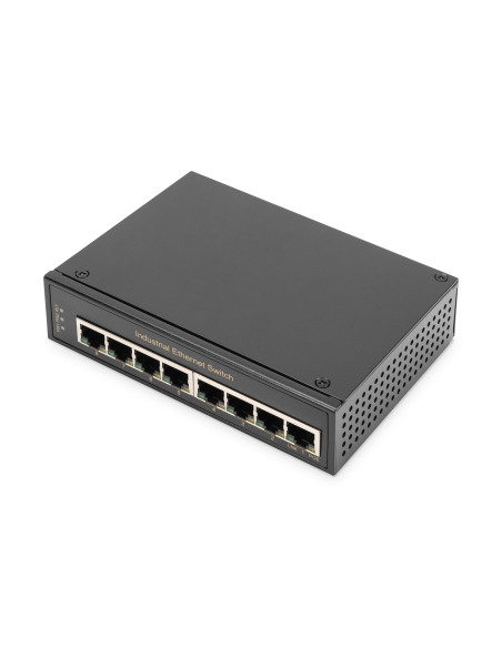 
DN-651108 Conmutador de red Ethernet Gigabit de 8 puertos, industrial, no gestionado