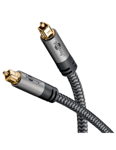 
65304 GOOBAY - Cable  1 m Toslink M a Toslink M G+ Flexiplus G+ Nylon Goobay Bolsa de colgar