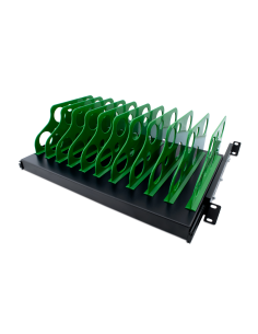 
3030009 MONOLYTH - Bandeja para Carga de portatiles y o Tablets para Armarios de 19" 600 de fondo 10 Compartimentos