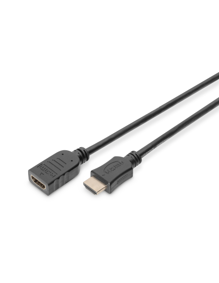 
AK-330201-020-S Cable de extensión HDMI, type A MACHO/HEMBRA, 2.0m, m/Ethernet, Ultra HD 24p, gold, bl