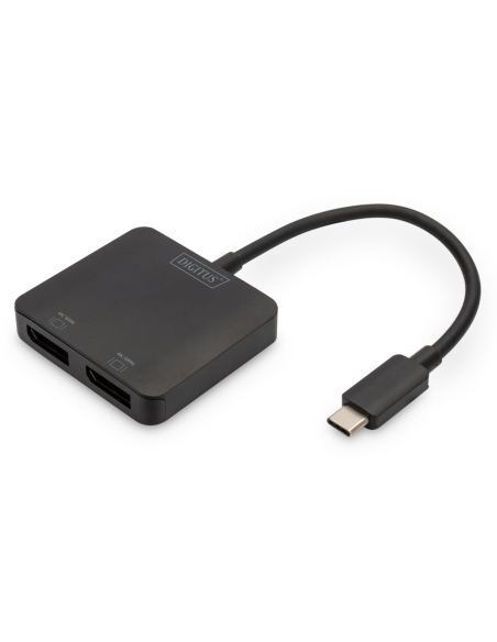 
DS-45339 - Hub de vídeo MST de 2 puertos (USB-C a 2 DP) Doble Monitor Digitus