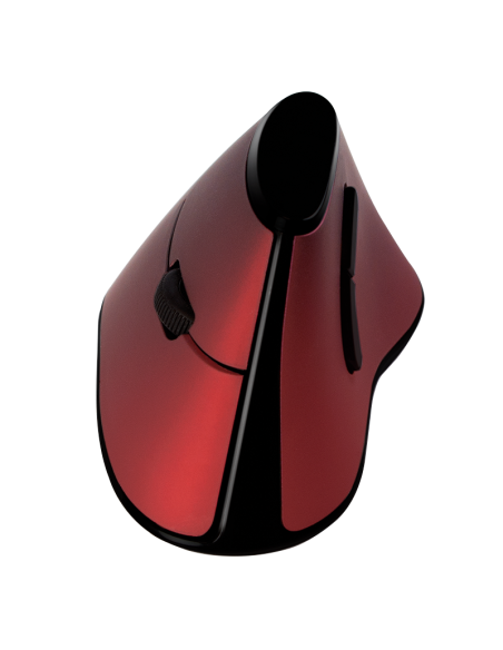 
Ratón Optico Wireless 2.4GHz 5 botones Vertical Rojo Logilink