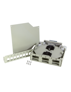 
FN5000 Caja de empalme de carril DIN para acopladores 6x SC-D/LC-Q or 8x LC-D/SC-S Logilink