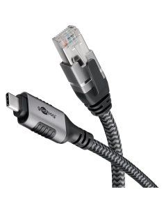 
70696 GOOBAY - USB-C 3.1 to RJ45 Ethernet Cable, 1 m