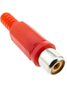 
Conector RCA Hembra  Rojo ** Ultimas Unidades ****