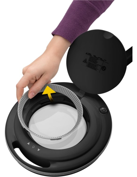 
64986 GOOBAY - Lupa 10W 800lm 127mmX 60LED dim KLEMM S. Lámpara de aumento LED con pinza, 10 W, negra
800 lm, brillo y color