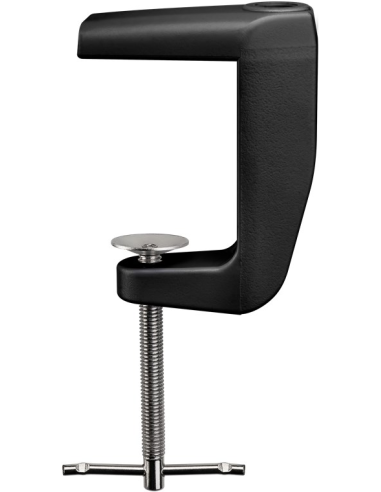 
64987 GOOBAY - Lámpara de aumento Abrazadera de mesa Negro. Abrazadera de mesa de repuesto para lámparas de aumento con brazo