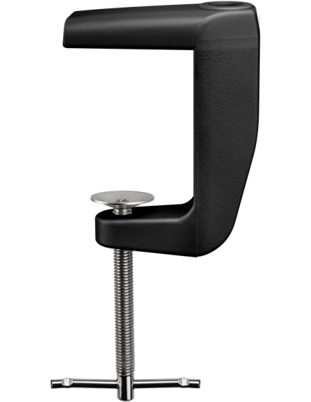 
64987 GOOBAY - Lámpara de aumento Abrazadera de mesa Negro. Abrazadera de mesa de repuesto para lámparas de aumento con brazo