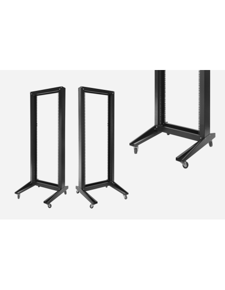 
506001 MONOLYTH - ARMARIO 19" 42U OR6642 OPENFRAME NEGRO SA  600x600x2217
