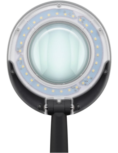 
65578 GOOBAY - Lupa 6W 450lm 100mm 30LED STAND Negro. Lámpara de aumento LED con base, 6 W, negra
450 lm, lente de cristal d