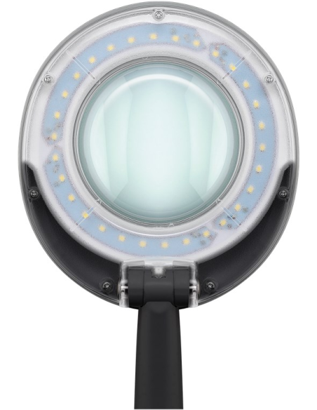 
65578 GOOBAY - Lupa 6W 450lm 100mm 30LED STAND Negro. Lámpara de aumento LED con base, 6 W, negra
450 lm, lente de cristal d