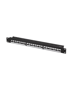 
NK4065 Panel 19" 24 puertos modular 1U negro  Logilink