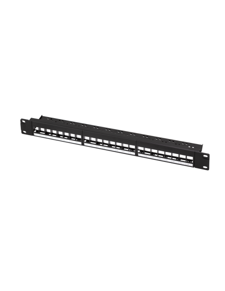 
NK4065 Panel 19" 24 puertos modular 1U negro  Logilink