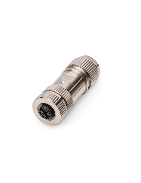 
Digitus-DN-936M12-J Conector DIGITUS M12 CAT 6A con codificación X, Ethernet de 10 GB (IEEE 802.3an),alimentación remota (PoE