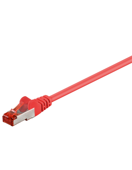 
68277 : Goobay CAT 6 Patch Cable S/FTP (PiMF), red 