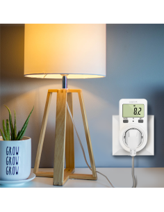 
EM0002B LOGILINK -  Enchufe con Medición de gastos de electricidad ( interior) LOGILINK