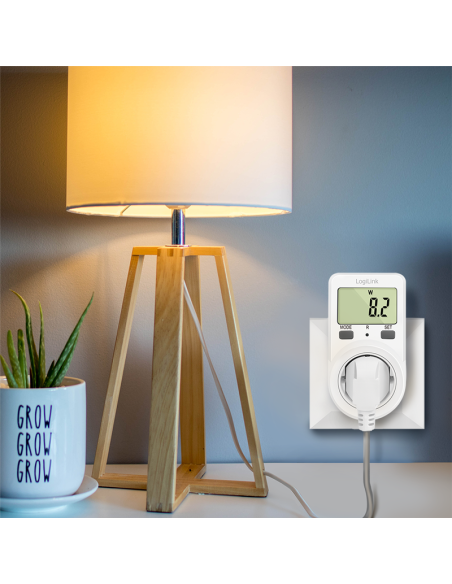 
EM0002B LOGILINK -  Enchufe con Medición de gastos de electricidad ( interior) LOGILINK