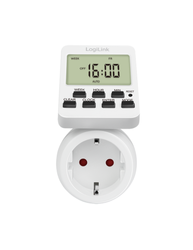 
ET0014 Programador electrico digital con pantalla giratoria. LOGILINK