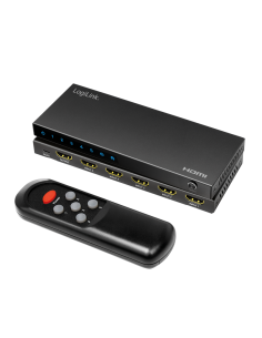 
HD0060 LOGILINK - Conmutador HDMI  5x1 4K/60 Hz, HDCP, HDR, CEC, RC, metal i Logilink
