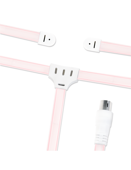 
CA1000 Antena bipolo FM con toma coaxial, 1.8 m